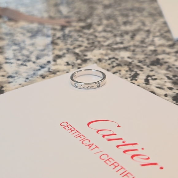 Cartier Jewelry - Cartier C De Cartier Diamond Ring in Platinum  0.07 CTW